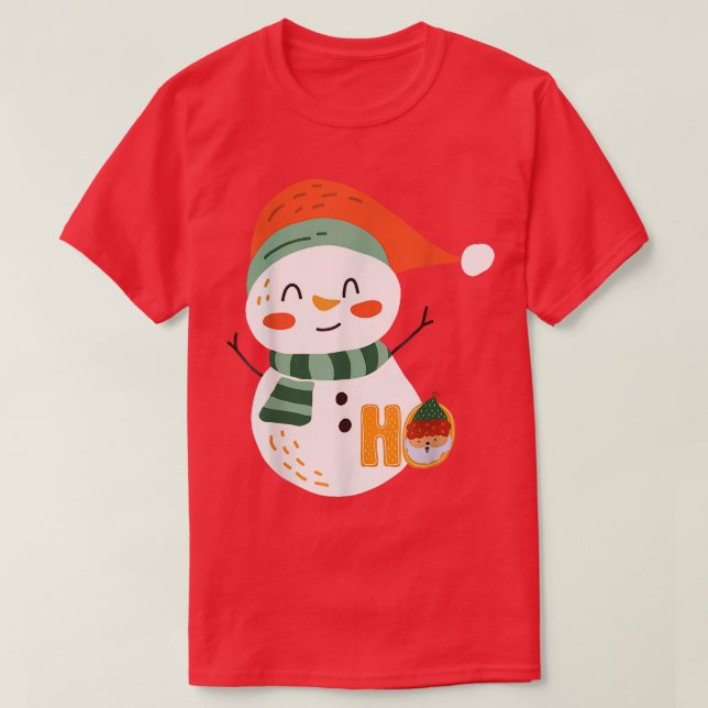 Camiseta Happy Xmas Party 2022 Matching Snow Bear Special E (Frente do Design)