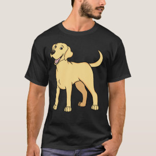 Camiseta Happy Yellow Labrador Retriever