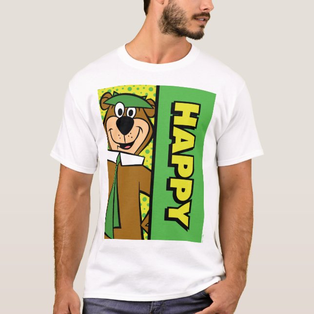 Camiseta Happy Yogi Bear (Frente)