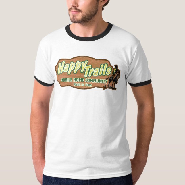 Camiseta happytrailsmobilehome (Frente)