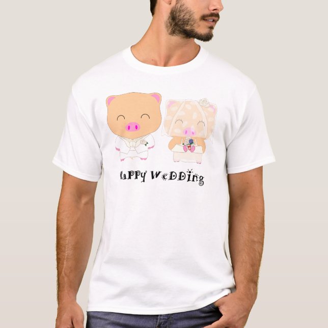 Camiseta HappyWedding (Frente)
