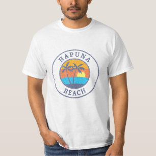 Camiseta Hapuna Beach, Havaí, Estilo Clássico Desvanecido