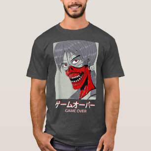 Camiseta Harajuku Aestético Tokyo Streetwear Manga Otaku Ja