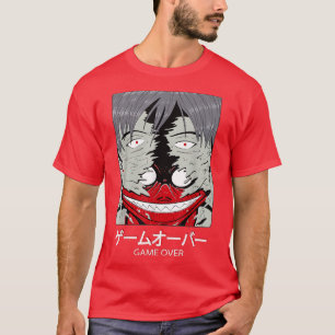 Camiseta Harajuku Aestético Tokyo Streetwear Manga Otaku Ja