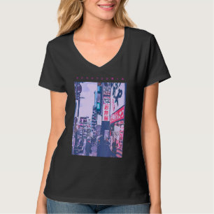 Camiseta Harajuku Tokyo Streetwear Tendência Estética