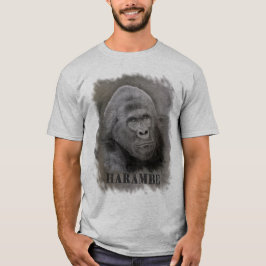 Camiseta Harambe (Desenho Gráfico) - Tamanho Grande da Imag