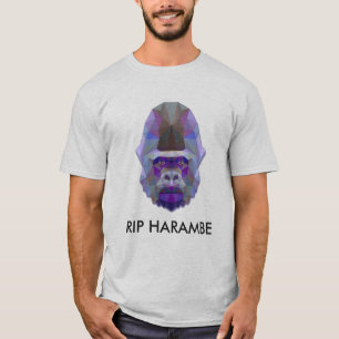 Camiseta harambe do rasgo