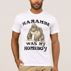 Camiseta HARAMBE ERA MINHA FICAR EM CASA, GORILLA T-shirts