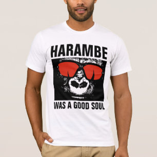Camiseta HARAMBE Gorilla ERA UMA BOA T-Shirts DE ALMA