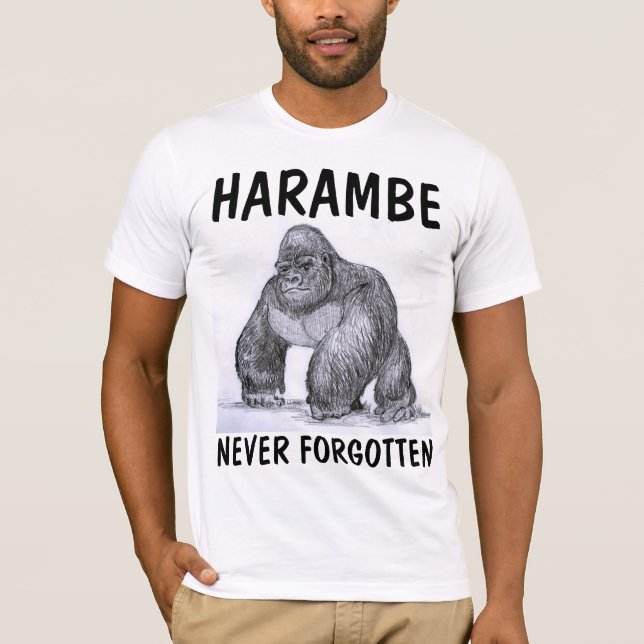Camiseta HARAMBE GORILLA T-shirts (Frente)