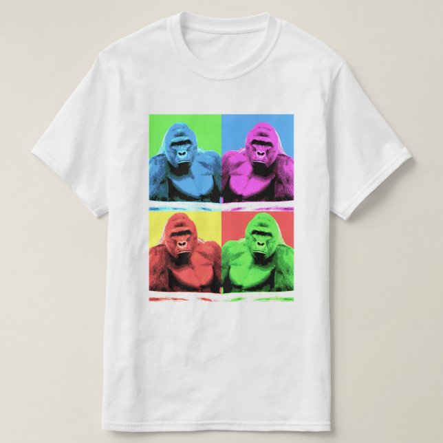 Camiseta Harambe Pop Art T-shirt (Frente do Design)