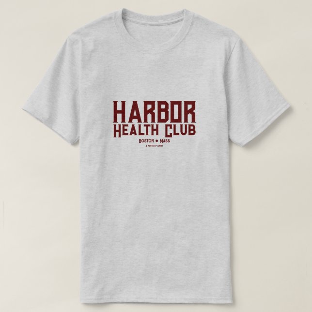 Camiseta Harbour Health Club - Um MisterP Shirt (Frente do Design)
