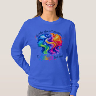 Camiseta Hardball Syndicate Women Rainbow Feelings Manga Lo