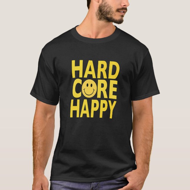 Camiseta Hardcore Happy Ravers (Frente)