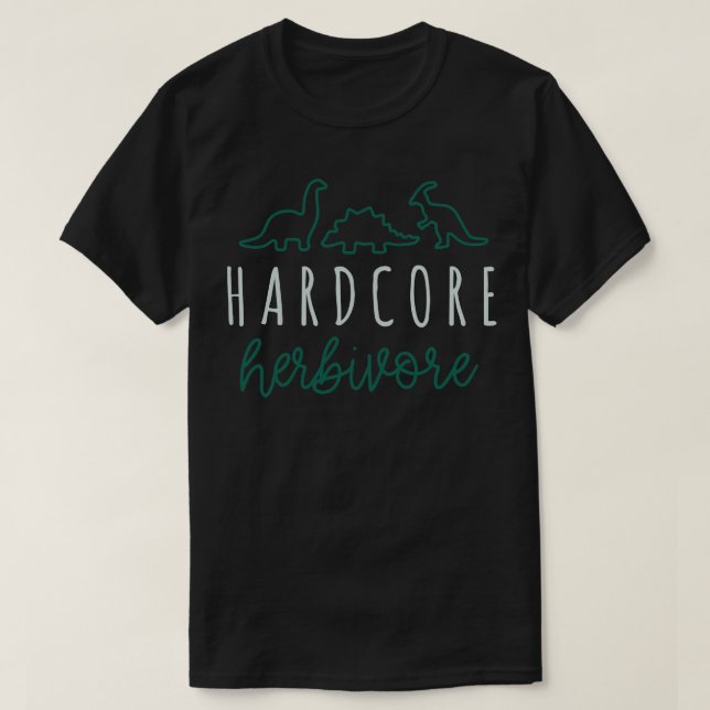 Camiseta Hardcore Herbivore (Frente do Design)