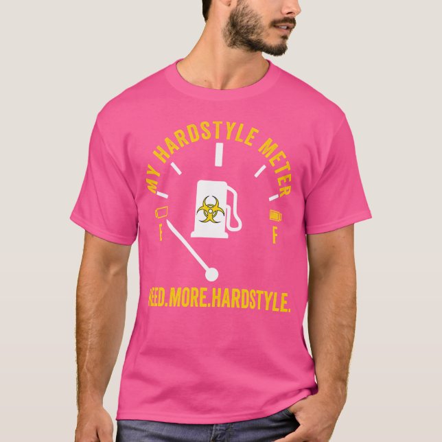 Camiseta HardHeadbanger Rave Edm Biohazard (Frente)