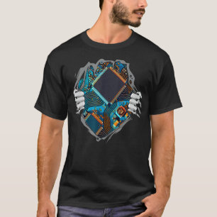 Camiseta Hardware do Engenheiro do computador eng Circuito 