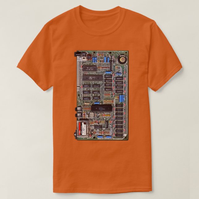 Camiseta Hardware do Espectro ZX (Frente do Design)