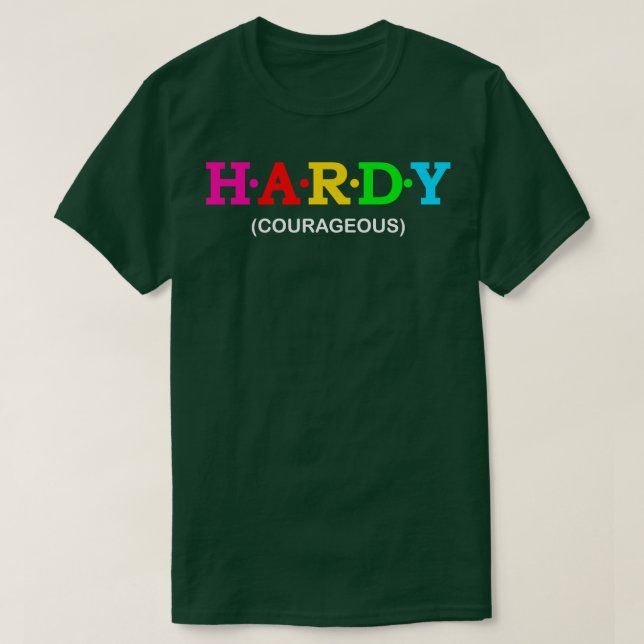 Camiseta Hardy Corajosa (Frente do Design)