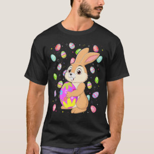 Camiseta Hare Bunny Easter Ovo Funny Hare Páscoa domingo