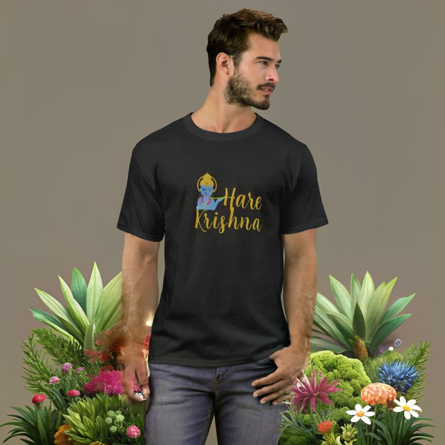 Camiseta Hare Krishna Black T-shirt (Criador carregado)