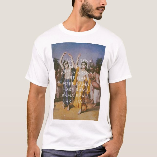 Camiseta Hare Krishna Hare Rama (Frente)