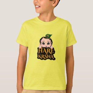 Camiseta Hare Krishna Radha índia - Arte Krishna