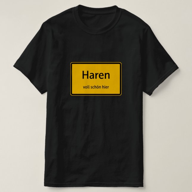 Camiseta Haren Herren Männer T-Shirt Tshirt Shirt (Frente do Design)
