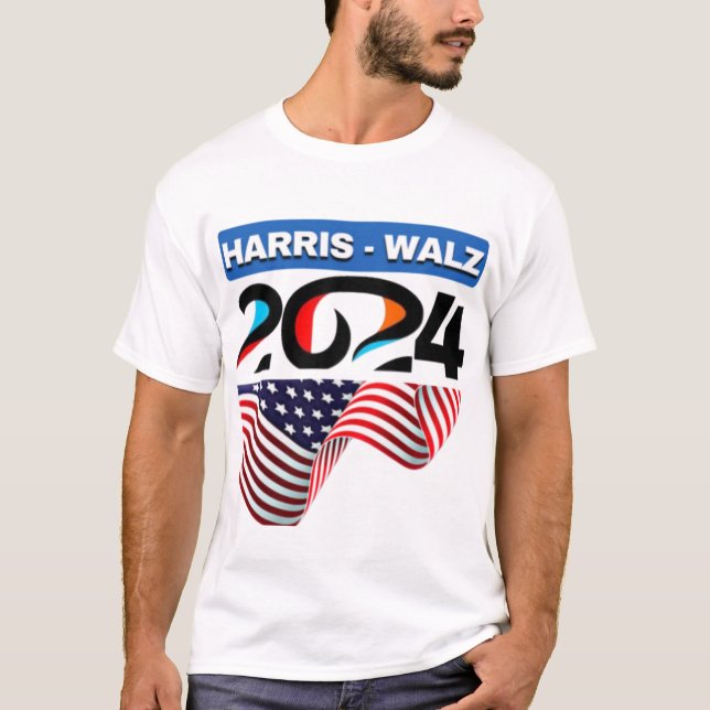 Camiseta Haris walz, Kamala Harris 2024 (Frente)