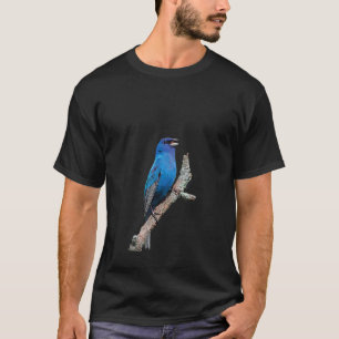 Camiseta Hark Indigo Bunting Blue bird of Felicidade