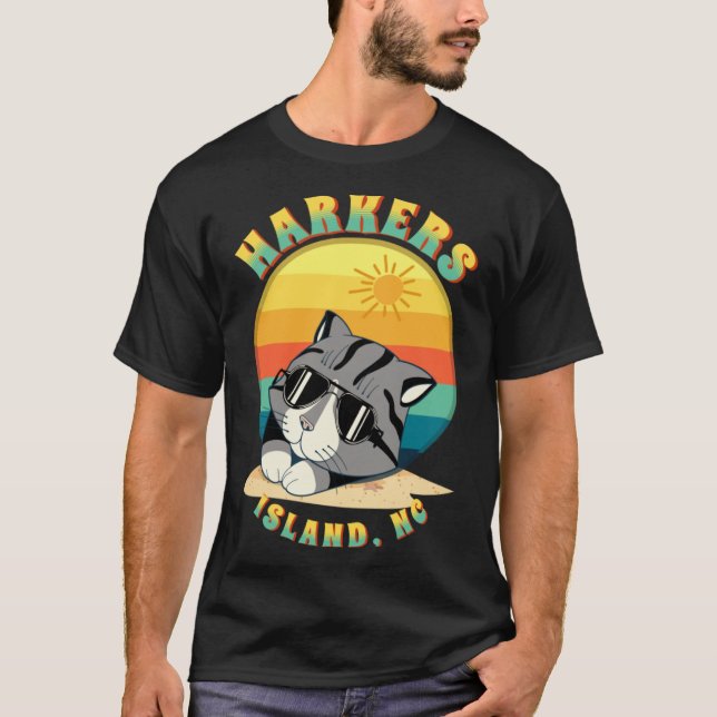 Camiseta Harkers Island NC Summertime Vacationin' (Frente)