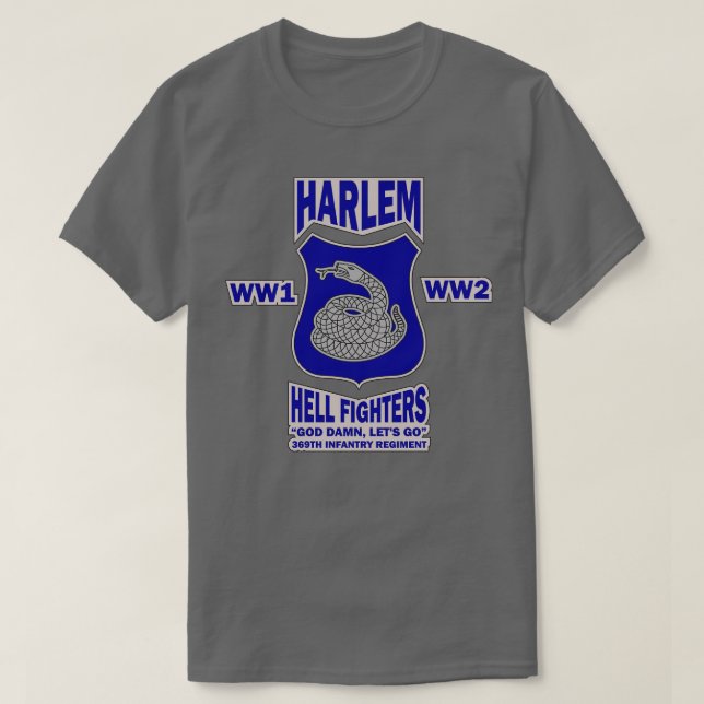 Camiseta Harlem Hellfighters 4 (Frente do Design)