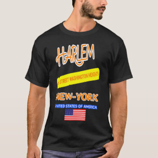 Camiseta HARLEM Nova Iorque 96ª RUA WASHINGTON HEIGHTS