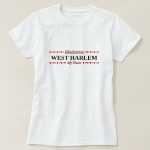 Camiseta HARLEM OCIDENTAL - minha casa - Manhattan, NYC