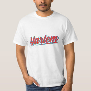 Camiseta Harlem Red Typografia