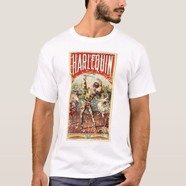 Camiseta Harlequin - em aflição (Frente)