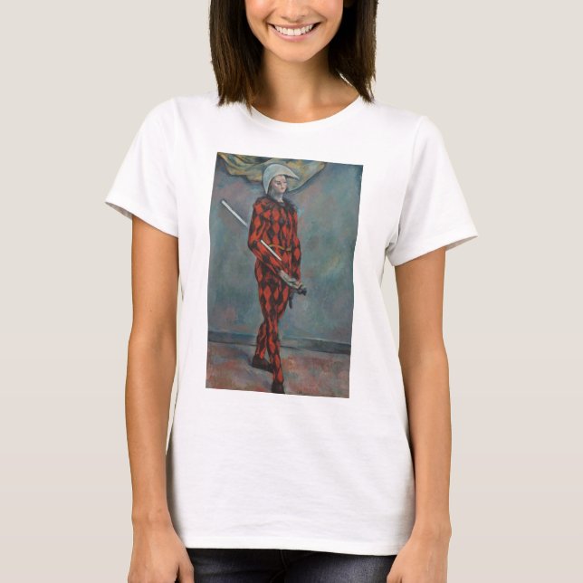 Camiseta Harlequin (Joker) (por Paul Cézanne) (Frente)