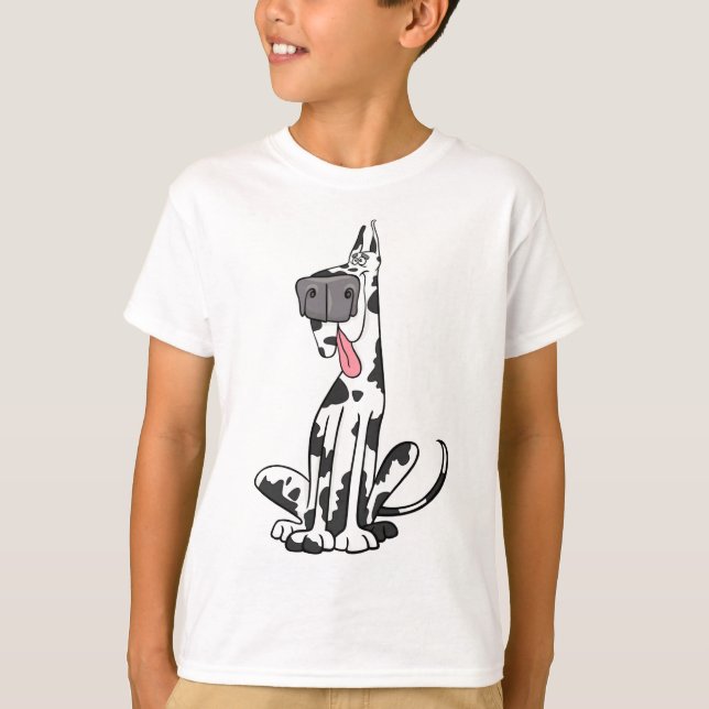 Camiseta Harlequin pateta great dane (Frente)
