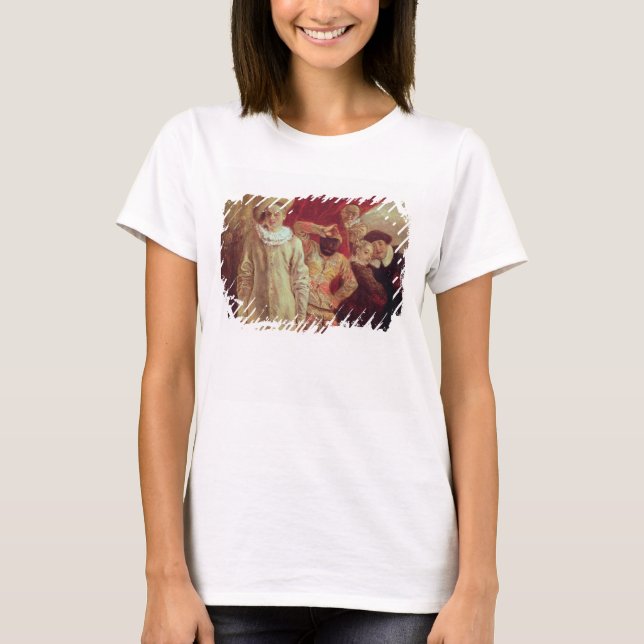 Camiseta Harlequin, Pierrot e Scapin, Atores da Com (Frente)