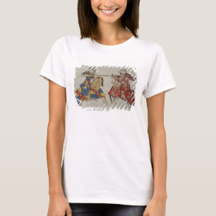 Camiseta Harley 4205 f.366 cavaleiros Jousting, c.1445