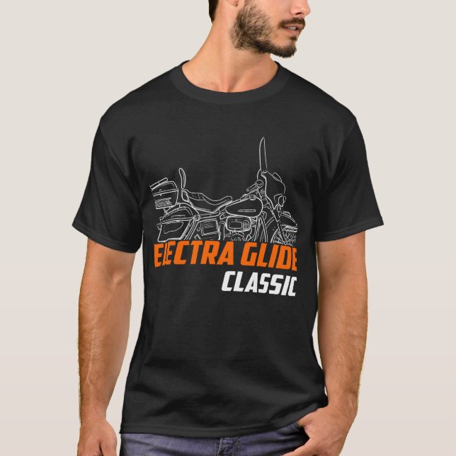 Camiseta Harley-Davidson FLHC 80 Eletra Glide Classic 1979 (Frente)