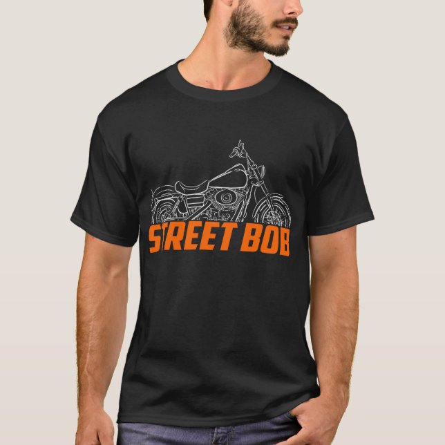 Camiseta Harley-Davidson FXDB & FXDBI Street Bob 2006-2007 (Frente)