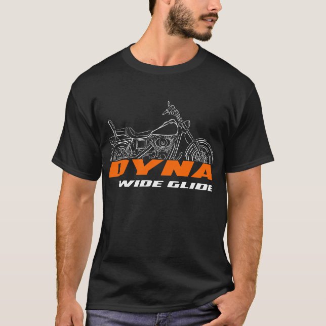 Camiseta Harley-Davidson FXDWG Dyna Wide Glide 1997-2005 (Frente)