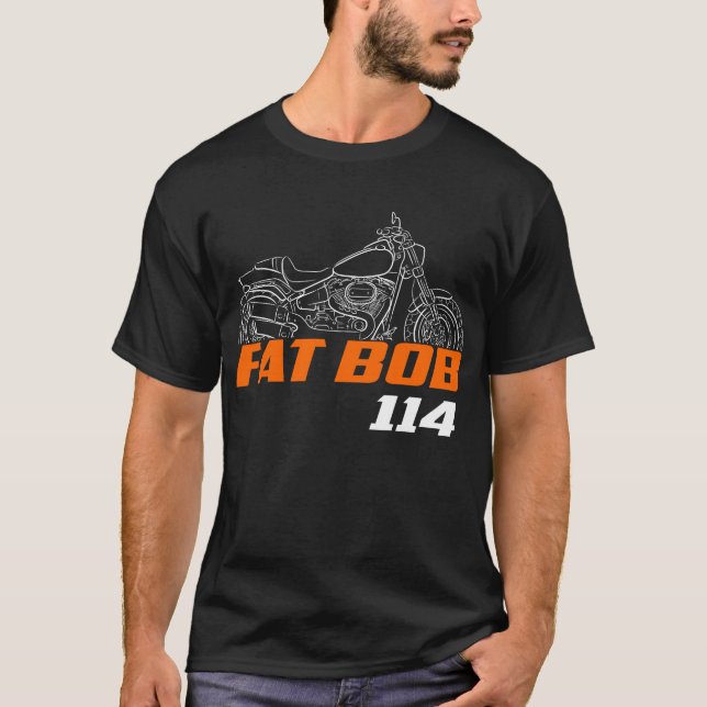 Camiseta Harley-Davidson FXFBS Softail Fat Bob 114 2018-24 (Frente)