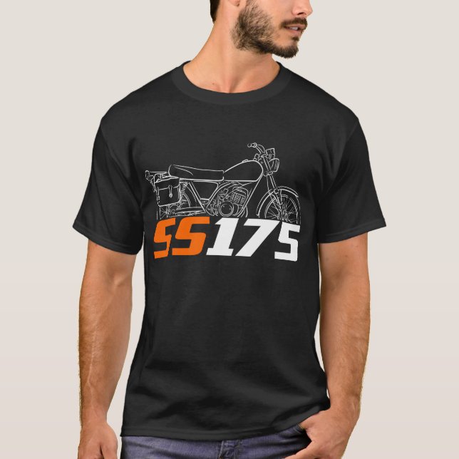 Camiseta Harley-Davidson SS 175 1976-1977 (Frente)