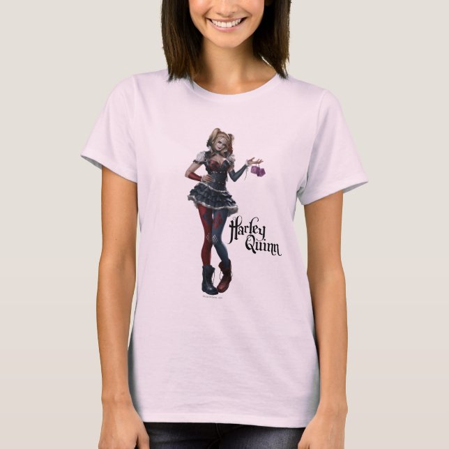 Camiseta Harley Quinn Com Felpudo (Frente)