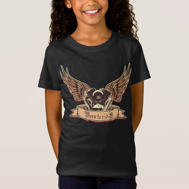Camiseta harleywings (Frente)