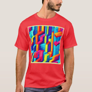 Camiseta Harmonia Abstrata Geométrica