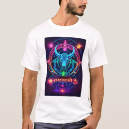 Camiseta Harmonia Celestial: Capricórnio & Taurus Neon Zodi