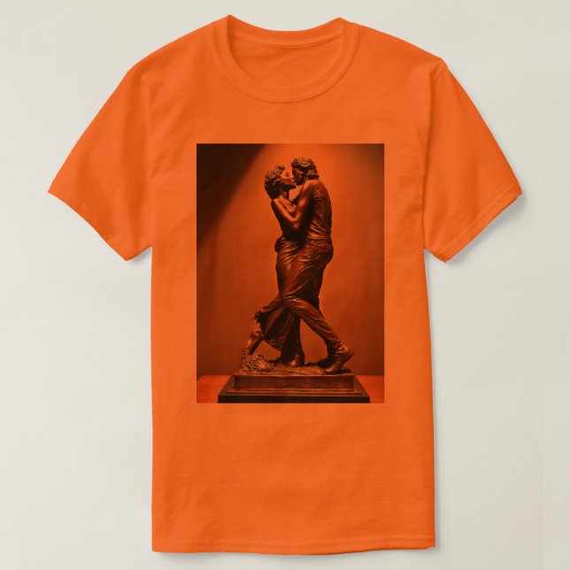 Camiseta Harmonia de pulsação: T-Shirt Impresso do Casal (Frente do Design)